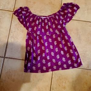 Off the shoulder top